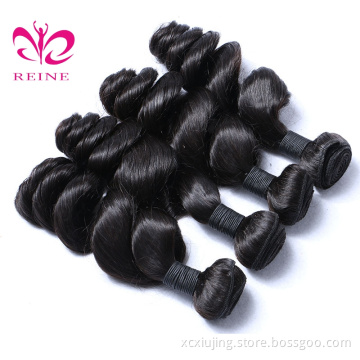 REINE Malaysian Unprocessed Virgin Human Hair 8-30inch 100g/pcs Loose Wave hair extensions for black hair
